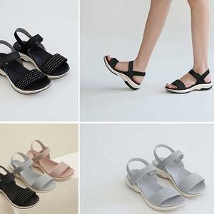 여성 빅사이즈 넓은발볼 10cm 스펀지샌들 스포츠 230-260