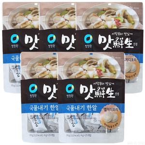 청정원 맛선생 멸치 디포리 국물내기 한알 100g 5개