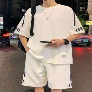 남자 여름 트레이닝 세트 반팔반바지 셋업 츄리닝 상하 운동복 빅사이즈 티셔츠