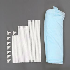 Oce 이이방 침대 캐노피 모기장 커튼 150x200cm 블루 안방 천장 모기장 가림망 케노피 해충망 캐노피 선세