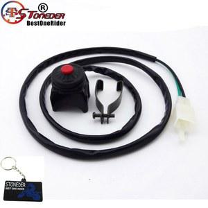 스톤 더 22mm 버튼 핸들 킬 오프 스위치 중국 구덩이 먼지 자전거 오토바이 50cc 70cc 90cc 110cc 125cc 150cc 200cc 250cc