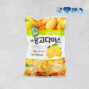 냉동과일 간편과일 망고 다이스 1kg 1EA