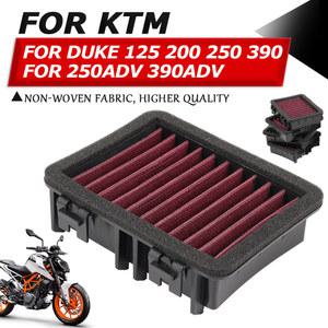 오토바이 에어 필터 흡입 클리너 KTM DUKE 125 200 250 DUKE 390 ADV 250 Adventure 390ADV DUKE390 390 2017 2018 2019