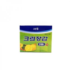 크린랩 크린장갑 200매 일회용 위생장갑