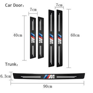 자동차 문짝 문턱 보호 스티커, 스크래치 방지 방수 데칼, BMW M 로고 3 5 7 시리즈 F30 i4 X3 F10 E90 E46 E60, 1 세트
