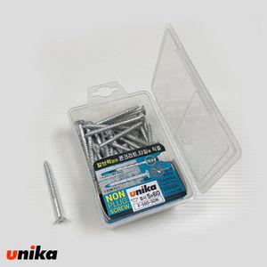 논프라피스 접시머리 5x60mm 50개 유니카 나사못 칼블럭