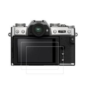 후지필름 X-T30 카메라용 VIESUP 화면 보호 유리, [2팩] 9H 경도 강화 유리 기포 방지 긁힘 초투명 II 마크