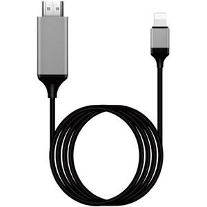 [애플제품 호환 MFI 인증] 휴대폰 TV용 라이트닝 HDMI 어댑터, 아이폰 호환, 아이패드 동기화 화면 커넥터와 HDTV에서 직접 연결 가능 /모니터 /프로젝터 POWER LOGIC 필요 없음, IOS11.0 지원