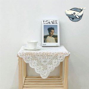 우아한 레이스 식탁보 홈카페 테이블 장식용 (WFGSUB8)