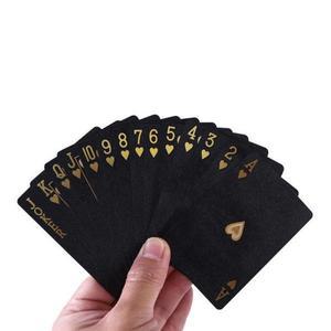 블랙 골드 카드 게임, 54 카드 그룹, 방수 포커, 세트 매직 패키지, 보드 게임, 파티 컬렉션 선물