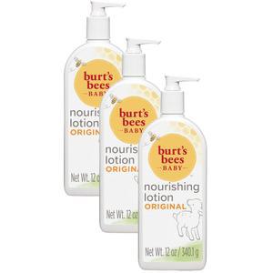 Burt's Bees Nourishing Lotion 버츠비 베이비 너리싱 로션 오리지널 340.1g(12oz) 3팩