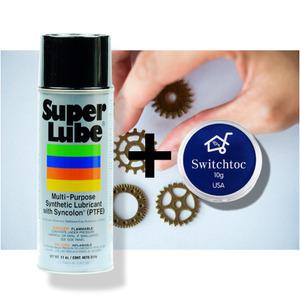 집에다드림 슈퍼루브 스프레이 테프론 구리스 파노라마 썬루프 키보드 윤활제 420ml+실리콘 그리스