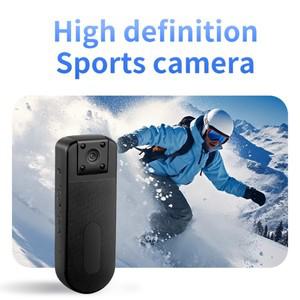HD 1080P 미니 바디 카메라 180 ° 회전 렌즈 WiFi 스포츠 자전거 야외 비디오 녹음기 야간 투시경 오디오