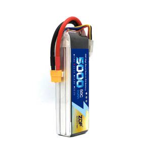 ZDF 5000mAh LiPo 배터리, 11 1V 3S RC 헬리 드론 자동차 보트용 T & XT60 플러그, 50C