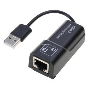 USB-이더넷 어댑터 100Mbps 이더넷 USB 2.0-RJ45 LAN 네트워킹