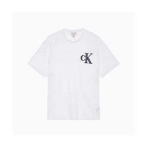 [매장정품] 캘빈클라인 CK 남성 릴렉스핏 바시티 로고 패치 반팔 티셔츠 4RB848G YAA 703716