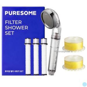 바디럽 샤워기 필터 세트 3p+비타 2p 민티시트러스 향