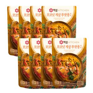 백설 코코넛 게살 푸팟퐁 커리 170g 8개