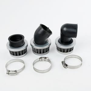호환 범용 바이크 오토바이 에어 필터 ATV 스쿠터 피트 더트 바이크용 35mm 38mm 42mm 45mm 48mm 50mm 50cc