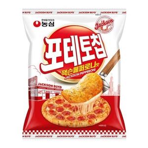 농심 포테토칩 잭슨페퍼로니맛 50gx16개.