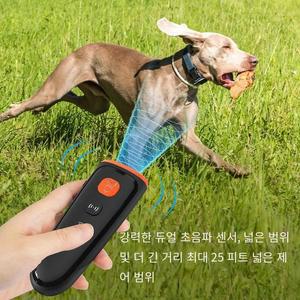 반려동물액세서리 개 퇴치기 소음 없음 짖음 방지 장치 초음파 억제 훈련 3 가지 모드 USB
