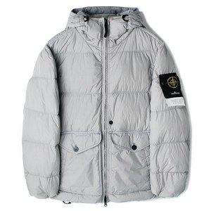 [스톤아일랜드]24FW 스톤 크링클랩스 후드 패딩 라이트그레이 811540723