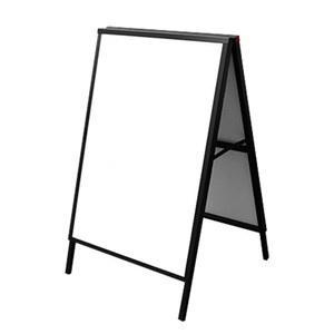 아웃도어 입간판 배너 거치대 홍보 pop 식당 안내판 전시장 화이트 53x70cm 스탠드