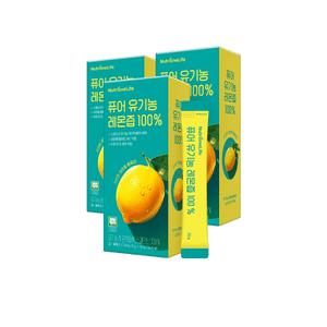 뉴트리원 퓨어 유기농레몬즙 100프로 20g×14포 3박스 건강관리