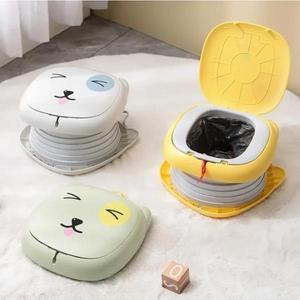휴대용 아이 소년 소녀 WC 변기 냄비 접이식 화장실 여행 화장실 변기 자동차 봉인 된 냄새 방지 소변기