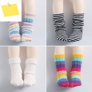 BJD 6 Pt 인형 옷 짧은 양말 실 흰색 더미 스타킹, 16 Yosd 30cm
