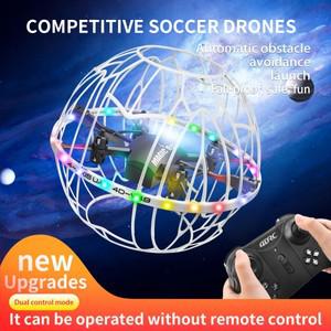 미니드론 입문자용 지능형 장애물 회피 항공기 와이파이 FPV 드론 축구 대회 리모컨 쿼드콥터 RC 장난감 선