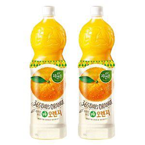 웅진 자연은 오렌지 1.5L x 2개