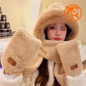 넥워머 후드형 소프트 목도리 따뜻한 핸드워머 (3msrZ)