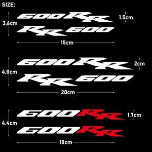 혼다 CBR 600RR Fireblade Adhesivo Calcomania Motocicleta 용 2x 반사 오토바이 탱크 엠블럼 스티커 액세