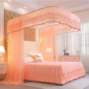 침대 캐노피 공주 공주침대 방충막 핑크 침대캐노피 그레이 침대커튼 150cm 지붕텐트