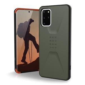 URBAN ARMOR GEAR UAG 삼성 갤럭시 S20 플러스 케이스 [6.7인치 스크린] 시빌리언 [올리브 드랩] 매끄럽고