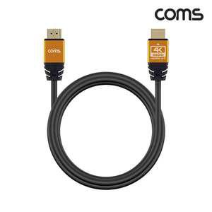 TK (10개) BS090 Coms 골드노브 슬림 HDMI V2.0 케이블 1.2M Gold Metal 4K 60Hz UHD