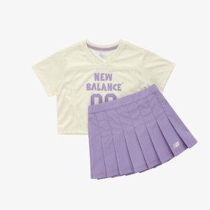뉴발란스키즈트레이닝세트 PQC NK9YE2502G-31 Baseball_여아 스포티 스커트 세트