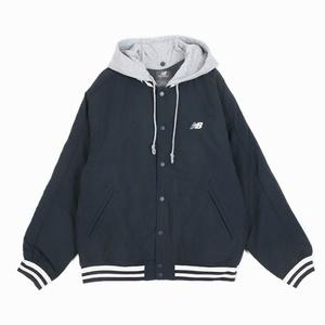 뉴발란스 UNI 바시티 후드 패딩 다운 남녀 공용 야구점퍼 NBNQFCO103-59 커플룩 90,95,100,105
