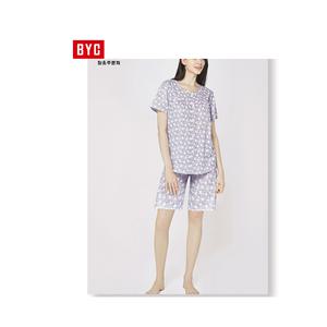 BYC 면아사반팔잠옷세트 여름용 나이트웨어 NCG2163