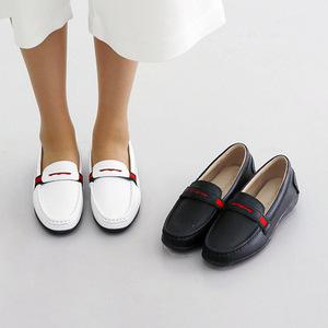 발편한 여성 빅사이즈 가죽 로퍼 드라이빙 슈즈 단화 230-260