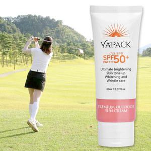 1+1 스포츠용 선크림 남성 여성 백탁없는 아웃도어 골프 수분 썬로션 SPF50+ PA++++