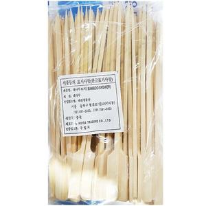 손잡이 대꽂이(18Cm 100입)/꼬치/우드/스틱/요리용/꽂이/꼬챙이/원목/다용도