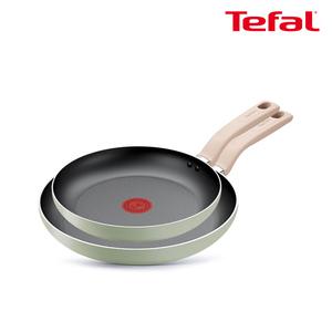 테팔 인덕션 민트 세이지 후라이팬 2종(24cm+28cm)