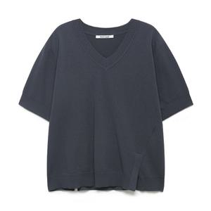 [롯데백화점]나이스클랍 사이드 트임 포인트 브이넥 니트탑 (N252PWK439)