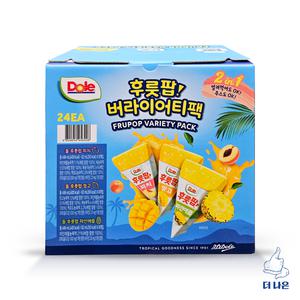 Dole 후룻팝 버라이어티팩 62ml X 24입