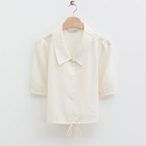 [롯데백화점]로엠 카라 스트링 블라우스(RMBLE25R18)