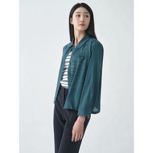 [하프클럽/]레이온 온부 블라우스 LCWSO535_GE