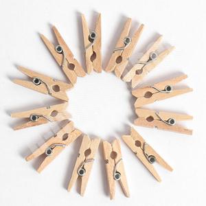 메모걸이 사진 미니 나무집게 100개세트 2.5cm