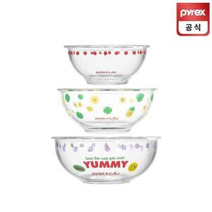 [브랜드위크] [파이렉스X노티드] 내열유리 믹싱볼 880ml 1.4L 2.4L